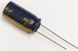 560uF 25V Radial 105 deg Capacitor 560uF 25V Radial 105 deg Capacitor