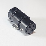 Right Angle XLR 3 pin Line Socket with Latch High Quality