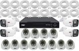 8/5MP PoE Ultra HD 2-Way Audio IP CCTV System with 12 Anspo Dome Cameras (5MP) and 4 Motorized Zoom Bullet Cameras (8MP) 8/5MP PoE Ultra HD 2-Way Audio IP CCTV System with 12 Anspo Dome Cameras (5MP) and 4 Motorized Zoom Bullet Cameras (8MP)