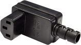 IEC Right Angled Mains Line Socket (C13) 250VAC 10A IEC Right Angled Mains Line Socket (C13) 250VAC 10A