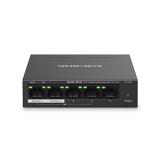 4 + 1 Port PoE Network Switch 10/100/1000 Mbps 65W 