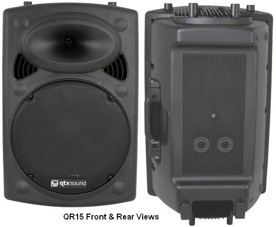 qtx QR15 15 inch ABS Speaker Cabinet 500W max 250W rms qtx QR15 15 inch ABS Speaker Cabinet 500W max 250W rms