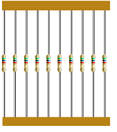 56K ohm 1/4 Watt Resistors Pack of 10 56K ohm 1/4 Watt Resistors Pack of 10