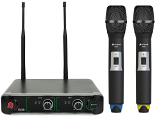 Compact Dual UHF Wireless Microphone Set 864.8+863.1MHz