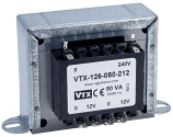 50VA Mains Transformer 12V + 12V Output