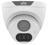 Uniview LightHunter Ultra HD 8 Megapixel White Dome Camera With Built-in Microphone