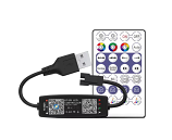 Bluetooth LED Controller for WS2812B, WS2811, SK6812, etc. With Remote