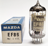 EF86 Low Noise Pentode Valve Tube Mazda 