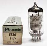 EF86 Low Noise Pentode Valve Tube Pinnacle NOS