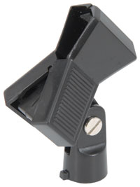 Spring Clip Microphone Holder  with 3/8" to 5/8" Thread Adaptor Spring Clip Microphone Holder  with 3/8" to 5/8" Thread Adaptor