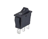 Single-Pole Black Rocker Switch On-On 