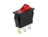 Single-Pole Red Rocker Switch On-On