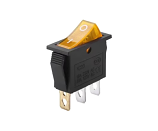 Single-Pole Yellow Rocker Switch On-On