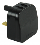 European 2 Pin Plug to UK Mains Lockable Adaptor European 2 Pin Plug to UK Mains Lockable Adaptor