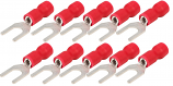 Crimp Terminal Red Fork 6mm for 0.5 to 1.5mm wire Crimp Terminal Red Fork 6mm for 0.5 to 1.5mm wire