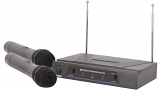 VHF Dual Handheld Wireless System - 173.8 + 174.8MHz 50m Range VHF Dual Handheld Wireless System - 173.8 + 174.8MHz 50m Range