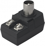 Balun with TV Coaxial Standard Plug 300 ohms to 75 ohms Balun with TV Coaxial Standard Plug 300 ohms to 75 ohms