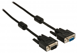 2 Metre VGA Extension Lead with 15 pin 3 row D Male to 15 pin 3 row D Female Connectors 2 Metre VGA Extension Lead with 15 pin 3 row D Male to 15 pin 3 row D Female Connectors