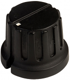 20mm Black knob with Marker for 6.35mm Spindles 20mm Black knob with Marker for 6.35mm Spindles