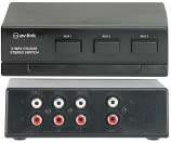 av:link 3 Way Stereo Input Extender Switcher with Phono Sockets (RCA) av:link 3 Way Stereo Input Extender Switcher with Phono Sockets (RCA)