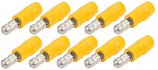 Crimp Terminal Yellow Bullet 5mm for 2.5-3.5mm Wire Crimp Terminal Yellow Bullet 5mm for 2.5-3.5mm Wire