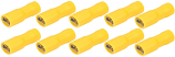 Crimp Terminal Yellow Bullet Receptacle 6mm for 2.5-3.5mm Wire Crimp Terminal Yellow Bullet Receptacle 6mm for 2.5-3.5mm Wire