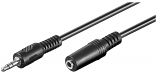 5 Metre Screened Lead joining 3.5mm Stereo Jack Plug to 3.5mm Stereo Socket 5 Metre Screened Lead joining 3.5mm Stereo Jack Plug to 3.5mm Stereo Socket