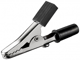 Strong 45mm Insulated Crocodile Clip in Black Strong 45mm Insulated Crocodile Clip in Black