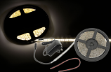 High Quality Warm White LED Weatherproof 5 Metre Tape Strip & Power Supply Kit High Quality Warm White LED Weatherproof 5 Metre Tape Strip & Power Supply Kit