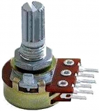 Pot 16mm Stereo Log 500K Pot 16mm Stereo Log 500K