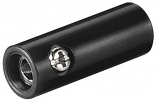 4mm Banana Line Socket, Nickel Plated with Black Handle 4mm Banana Line Socket, Nickel Plated with Black Handle