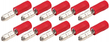 Crimp Terminal Red Bullet 4mm For 0.5 to 1.5mm wire Crimp Terminal Red Bullet 4mm For 0.5 to 1.5mm wire