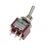 Miniature Single DPDT Toggle Switch Double Pole Changeover Miniature Single DPDT Toggle Switch Double Pole Changeover