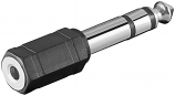 3.5mm Stereo Female to 6.3mm Stereo Male Adaptor 3.5mm Stereo Female to 6.3mm Stereo Male Adaptor