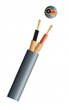Very Flexible Twin Screened Instrument Cable 6.3mm dia per Metre Very Flexible Twin Screened Instrument Cable 6.3mm dia per Metre