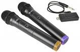 Dual Hand Held Compact USB Powered UHF Wireless Microphone System Dual Hand Held Compact USB Powered UHF Wireless Microphone System