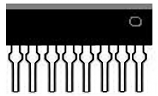 UPC1237HA Integrated Circuit (IC) UPC1237HA Integrated Circuit (IC)
