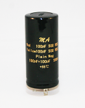 100uF + 100uF 500V Dual Electrolytic Can Capacitor 100uF + 100uF 500V Dual Electrolytic Can Capacitor