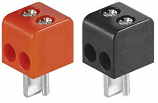 Pair of Red & Black 2 pin DIN Speaker Plugs with Screw Terminals Pair of Red & Black 2 pin DIN Speaker Plugs with Screw Terminals