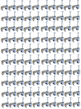 Pack of 100 Grey 6 x 10mm Cable Clips Pack of 100 Grey 6 x 10mm Cable Clips
