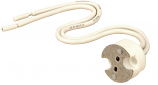 GU5.3 MR16 Ceramic Lamp holder with Heatproof Wires  for Low Voltage Lamps GU5.3 MR16 Ceramic Lamp holder with Heatproof Wires  for Low Voltage Lamps