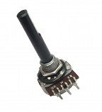2.2K Log Control Potentiometer 20mm dia + 6.3mm dia Spindle 2.2K Log Control Potentiometer 20mm dia + 6.3mm dia Spindle