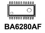 BA6280AF Integrated Circuit (IC)