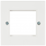 Single Gang Wall Plate Frame for 2 Modules Single Gang Wall Plate Frame for 2 Modules