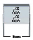 0.15uF 400V 5% Stacked Polyester Film Capacitor 0.15uF 400V 5% Stacked Polyester Film Capacitor
