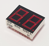 Dual 7-Segment Common Cathode LED Display - Red Dual 7-Segment Common Cathode LED Display - Red