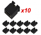 Jumper Links for 0.1" Pin Headers Pack of 10 Jumper Links for 0.1" Pin Headers Pack of 10