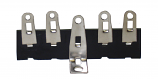 5 way Tag Strip - Nickel Plated 5 way Tag Strip - Nickel Plated