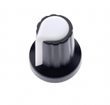 White Top 15mm Knob For Splined 6mm Spindle White Top 15mm Knob For Splined 6mm Spindle
