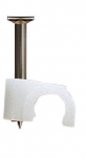 Pack of 50 White 3.5mm Cable Clips Pack of 50 White 3.5mm Cable Clips